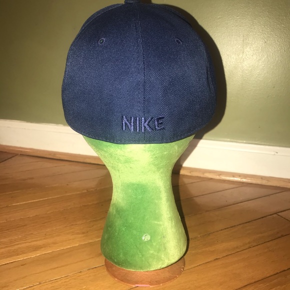 NIKE Blue Logo Hat Sz 7 1/2 - Picture 4 of 7